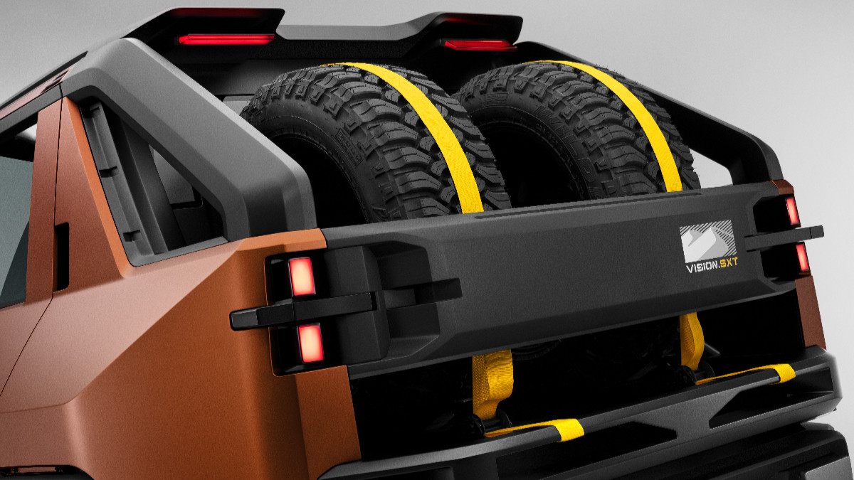 Mahindra Vision SXT rear design Mahindra Vision SXT rear design