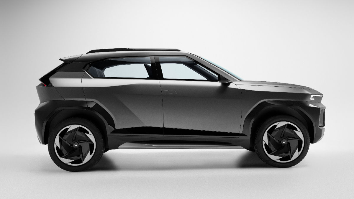 Mahindra Vision X concept side profile design