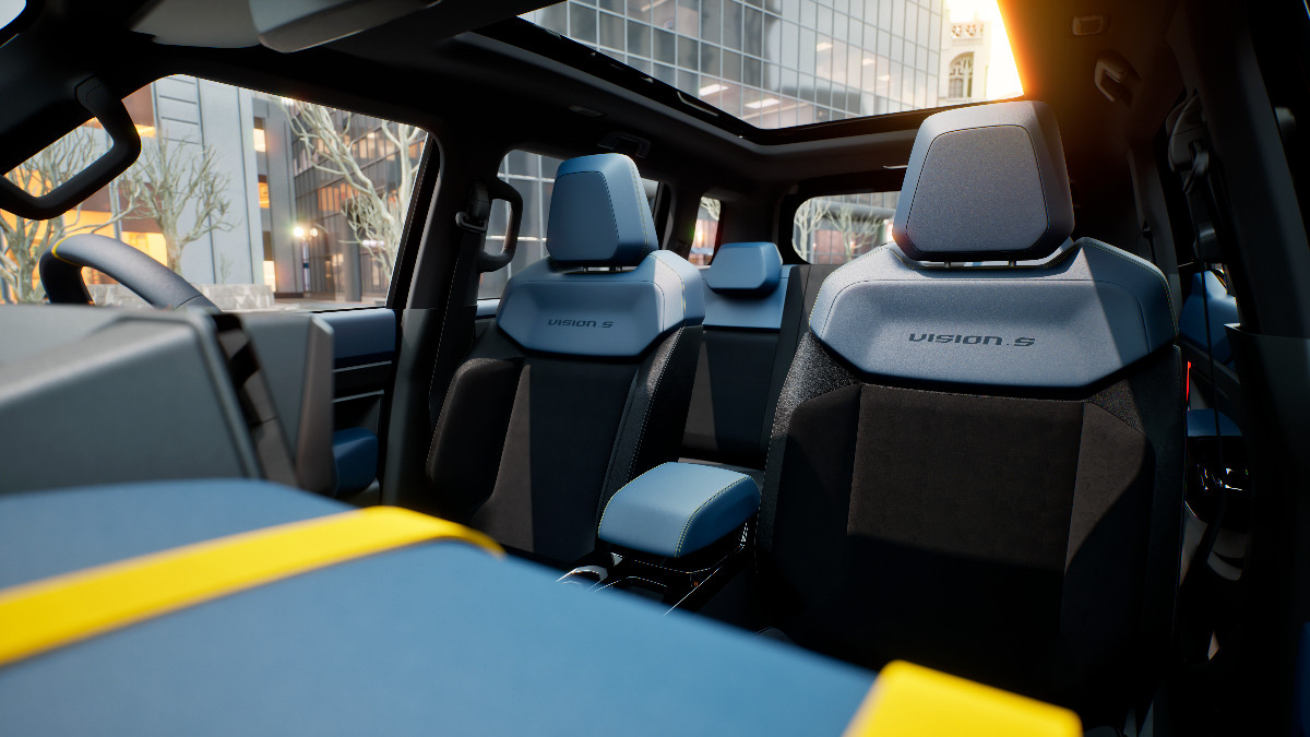 Mahindra Vision S concept seats Mahindra Vision S concept seats