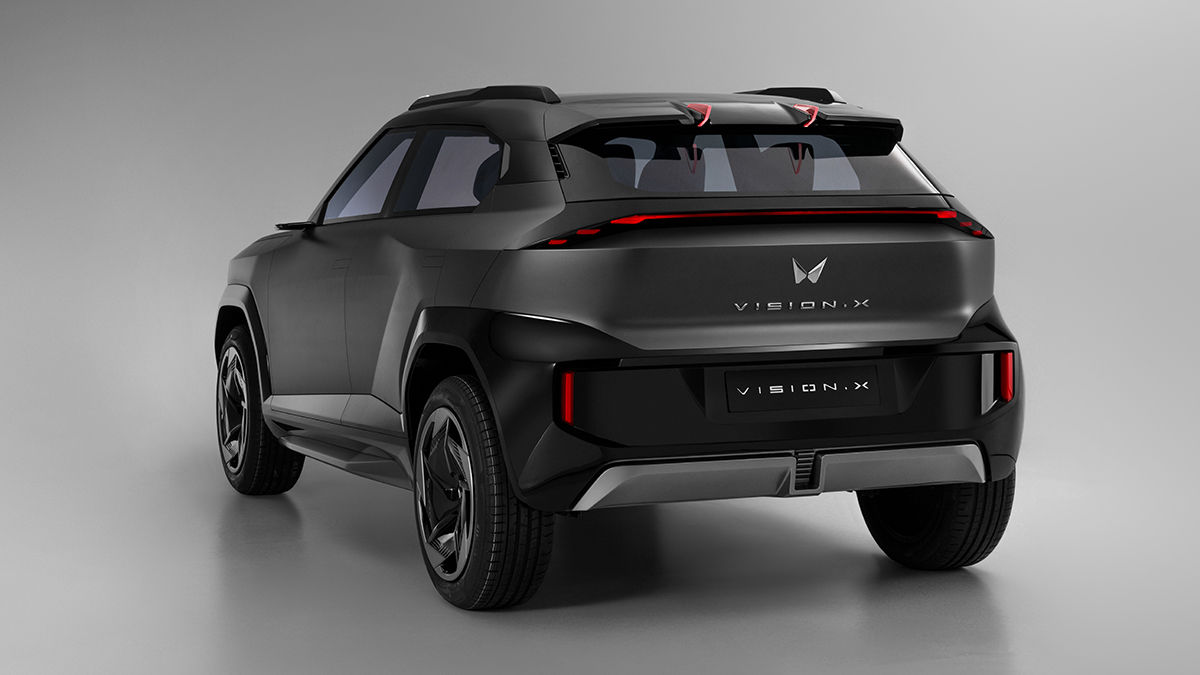 Mahindra Vision X concept rear design