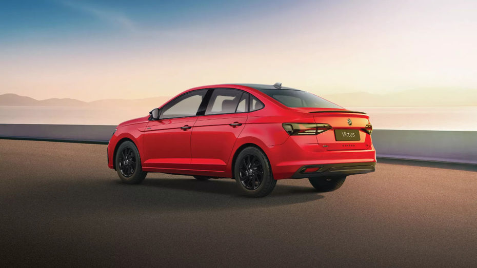 Volkswagen Virtus Flash Red colour option