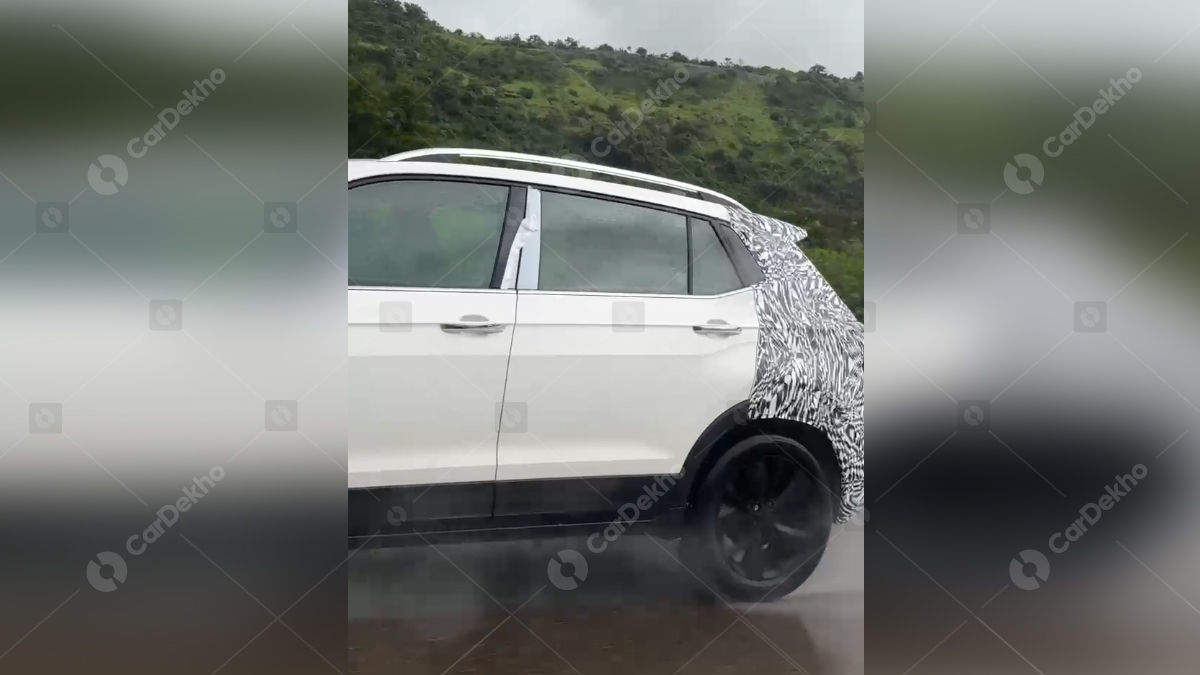 Skoda Kushaq facelift spied testing