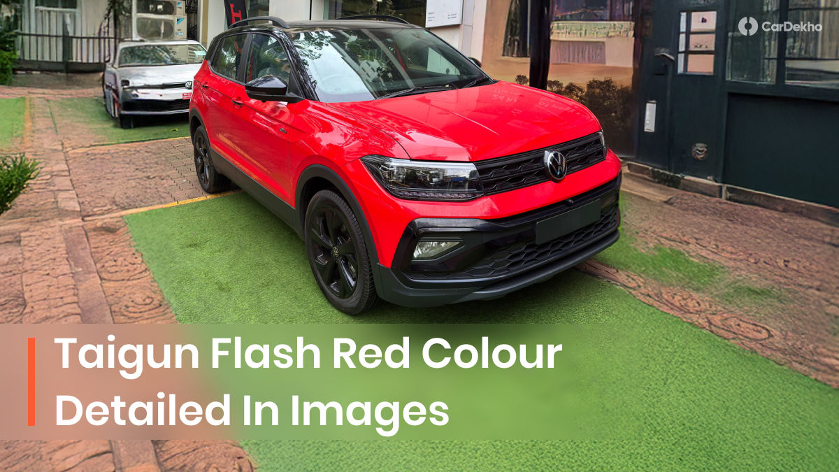Volkswagen Taigun GT Line Flash Red colour arrives at dealerships Volkswagen Taigun GT Line Flash Red colour arrives at dealerships