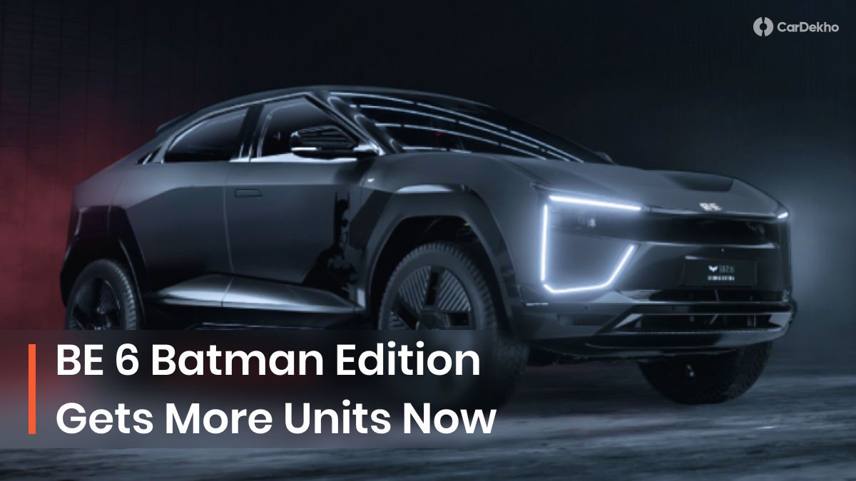 Mahindra BE 6 Batman Edition front design Mahindra BE 6 Batman Edition front design