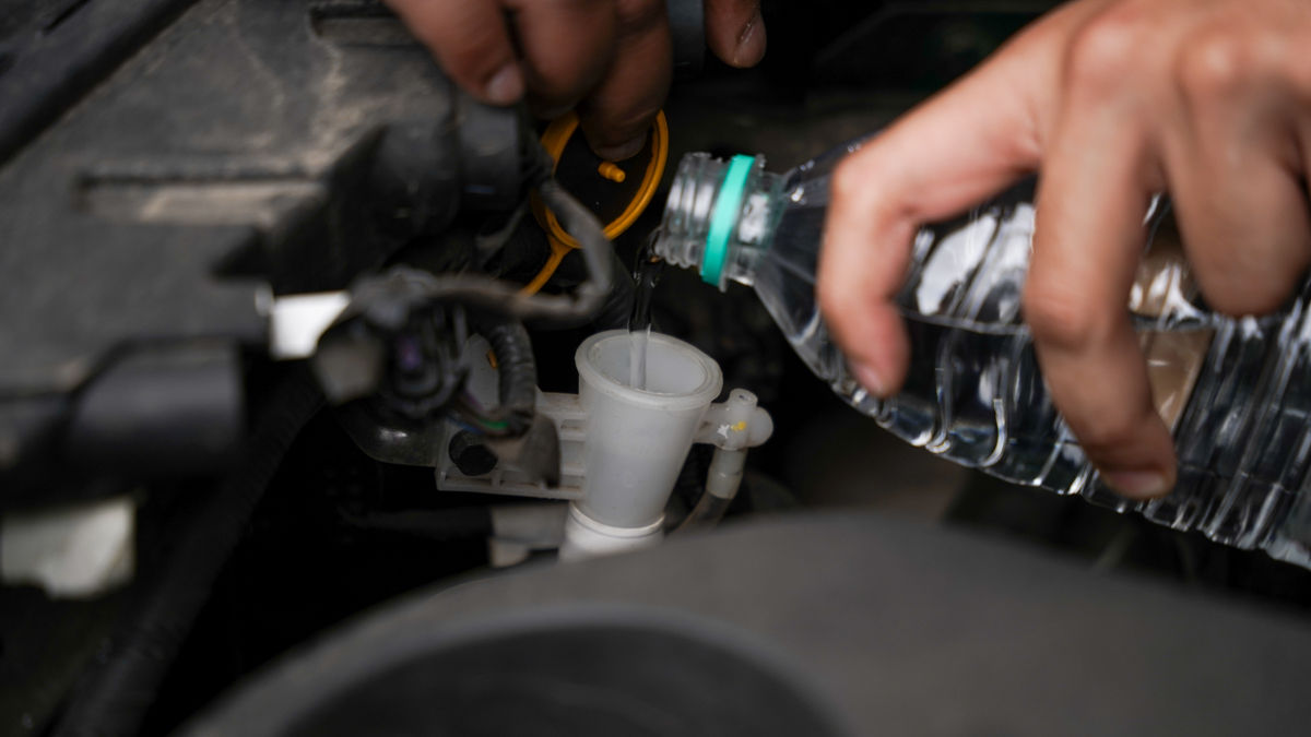 Tata Punch EV washer fluid reservoir