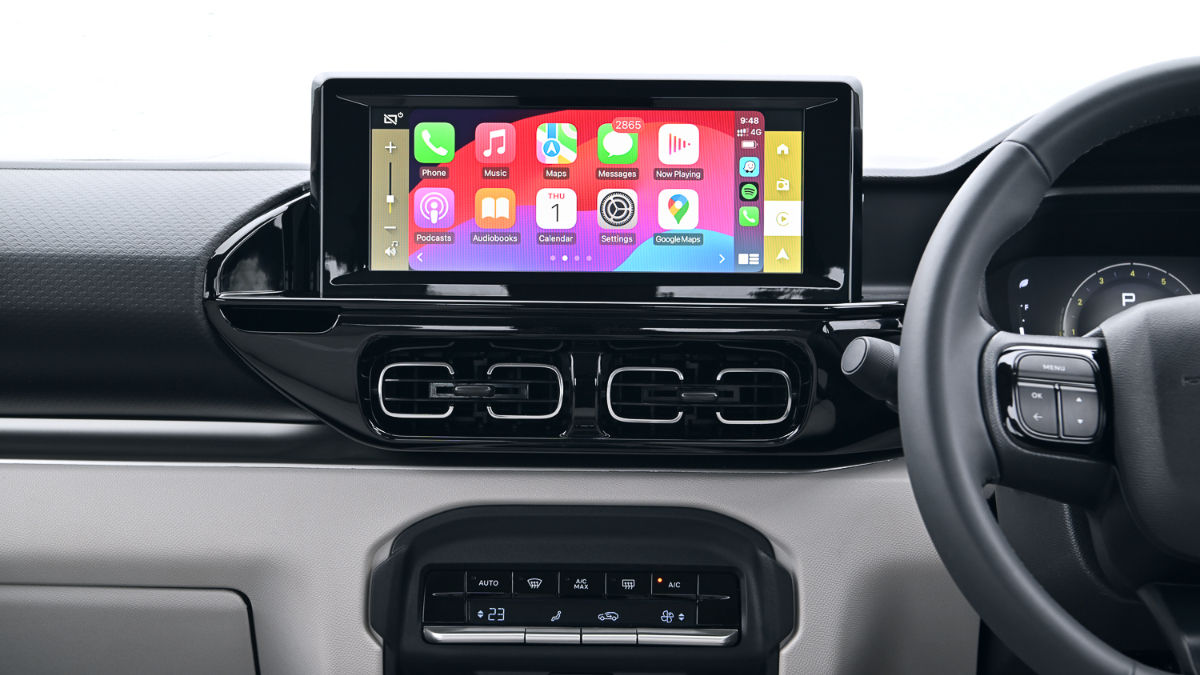 Citroen Basalt touchscreen infotainment system