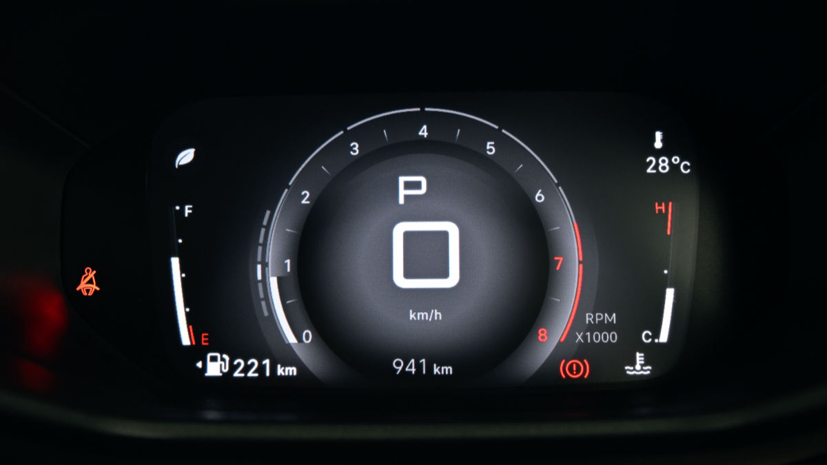 Citroen Basalt digital driver's display