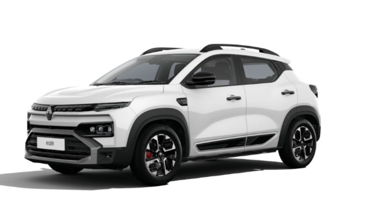 Renault Kiger facelift Ice Cool White colour option Renault Kiger facelift Ice Cool White colour option