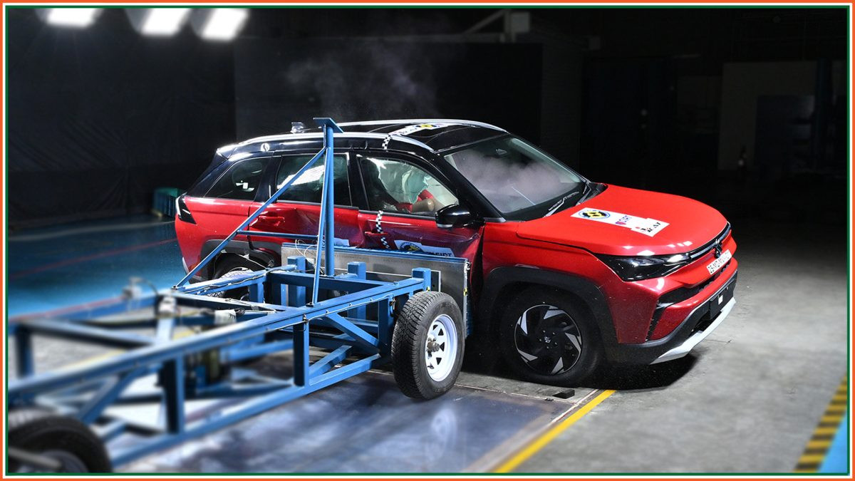Maruti Victoris Bharat NCAP crash test Maruti Victoris Bharat NCAP crash test