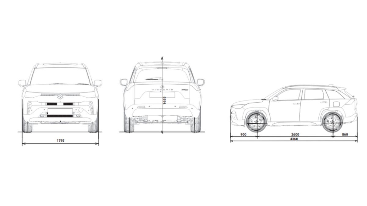 Maruti Victoris dimensions Maruti Victoris dimensions