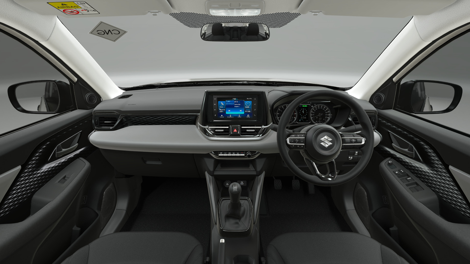 Maruti Victoris LXi variant cabin design Maruti Victoris LXi variant cabin design
