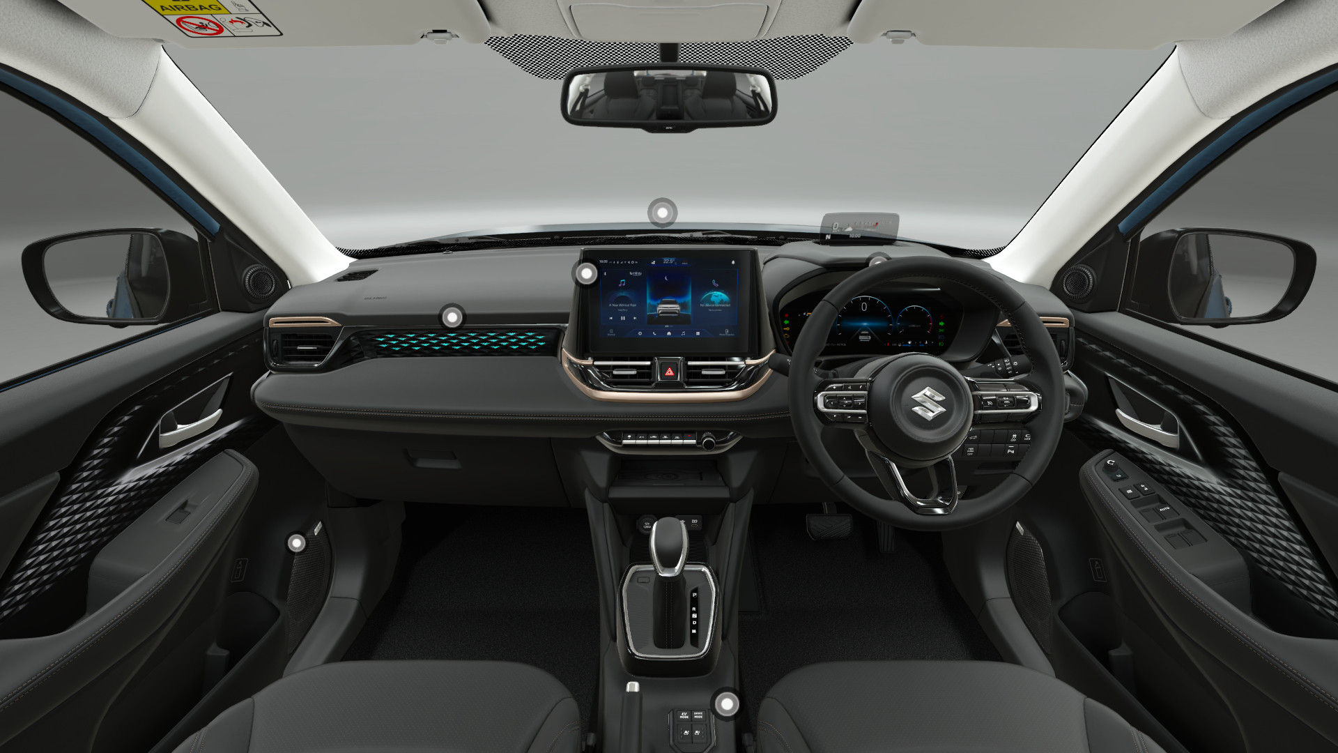 Maruti Victoris ZXi Plus variant cabin design Maruti Victoris ZXi Plus variant cabin design