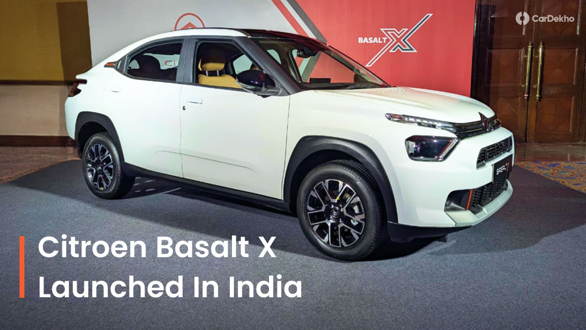 Citroen Basalt X Launched In India At Rs 12.90 Lakh, Includes New GST Rates; Gets A New Dual-tone Interior Theme And New Features