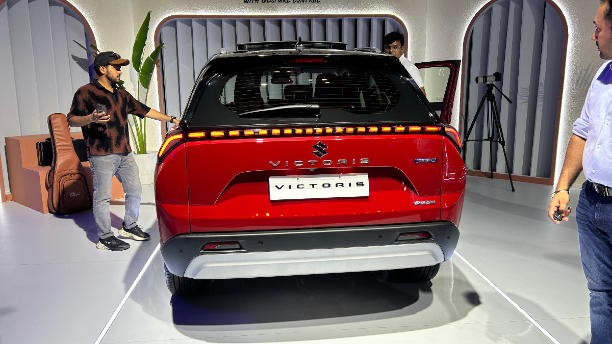Maruti Victoris rear profile design
