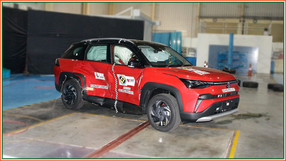 Maruti Victoris Bharat NCAP crash test