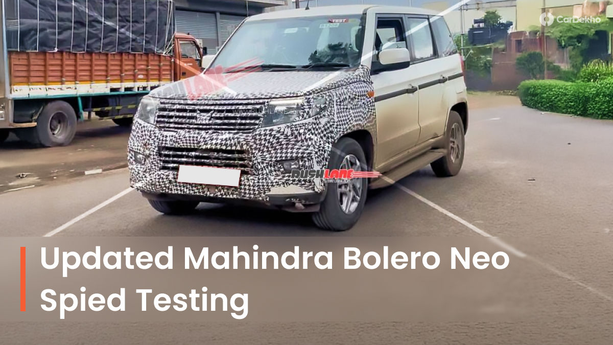 Updated Bolero Neo Spied Updated Bolero Neo Spied