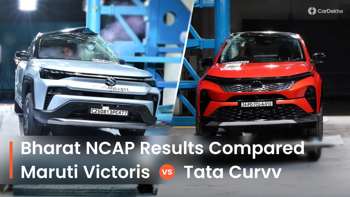 Maruti Victoris vs Tata Curvv: Bharat NCAP scores compared