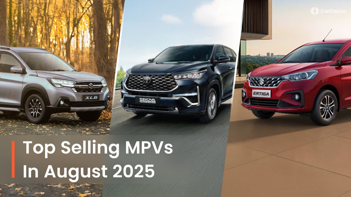 Mass market MPV sales in August 2025 Mass market MPV sales in August 2025