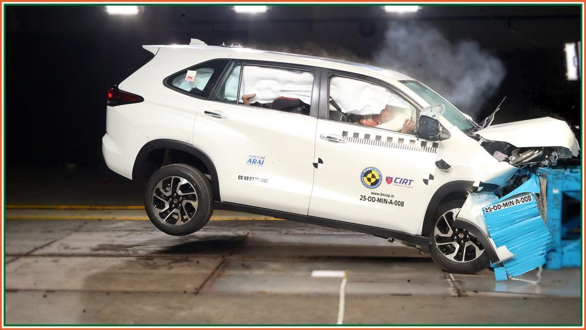 Maruti Invicto Bharat NCAP Crash Test