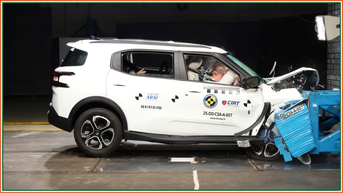 Citroen Aircross Crash Test Bharat NCAP