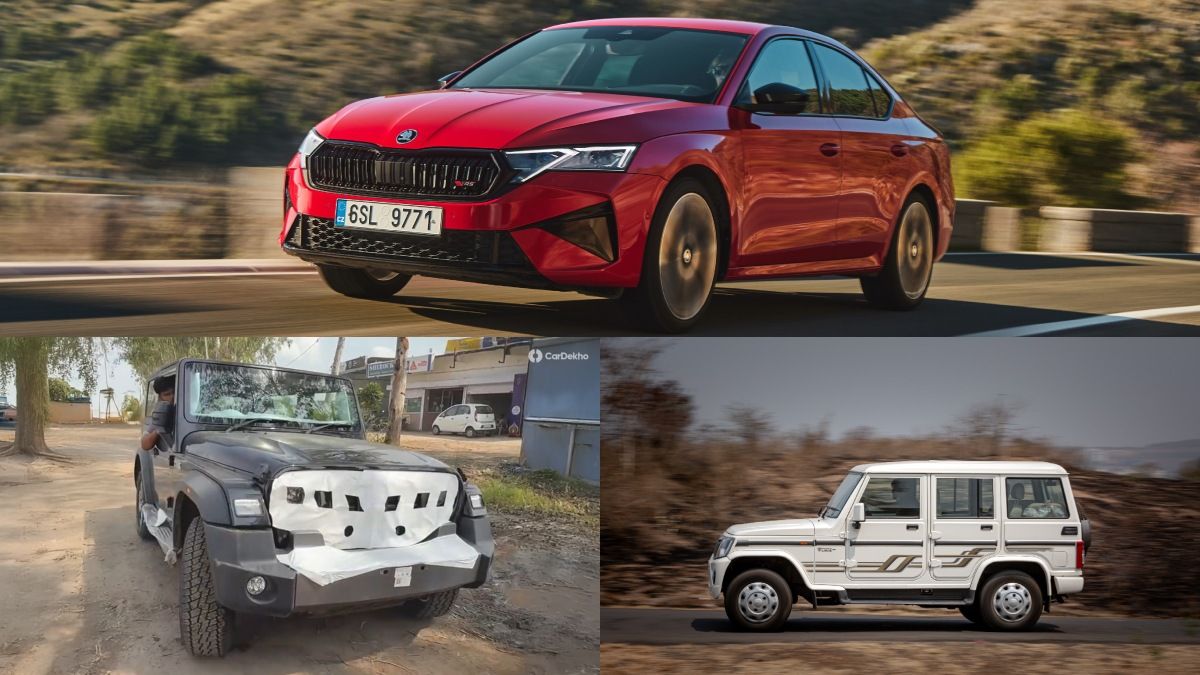 Skoda Octavia RS, Mahindra Thar, Mahindra Bolero