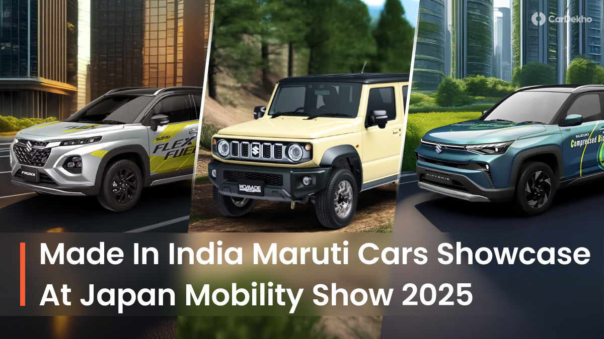 Made In India Maruti Cars Set To Be Showcased At Japan Mobility Show 2025