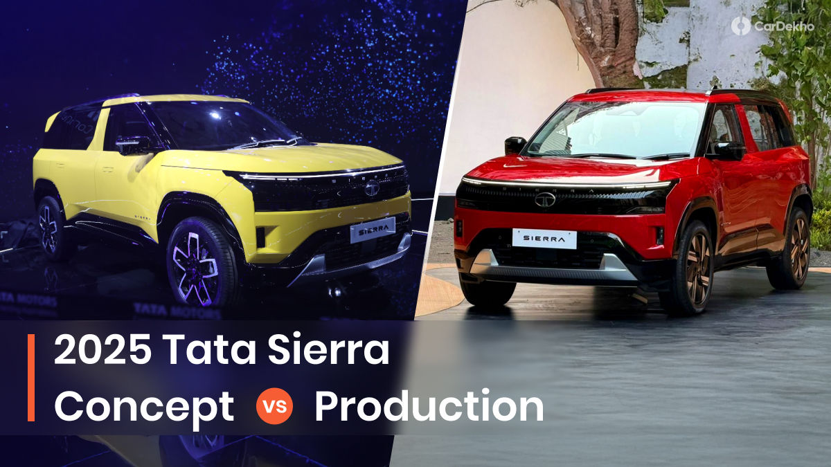 Sierra Concept vs Production