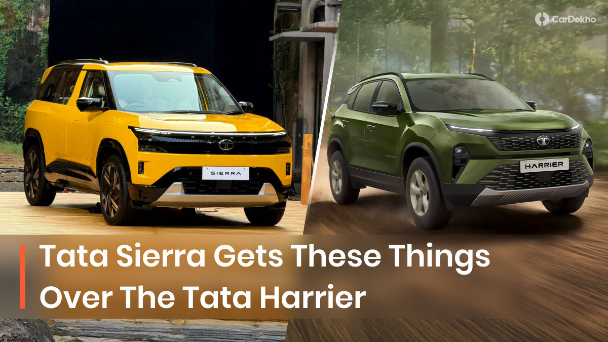 Tata Sierra Things Over Tata Harrier