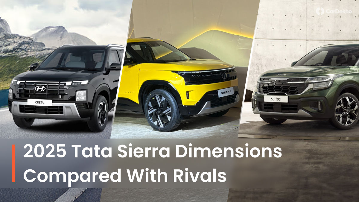 Tata Sierra Dimensions Compared