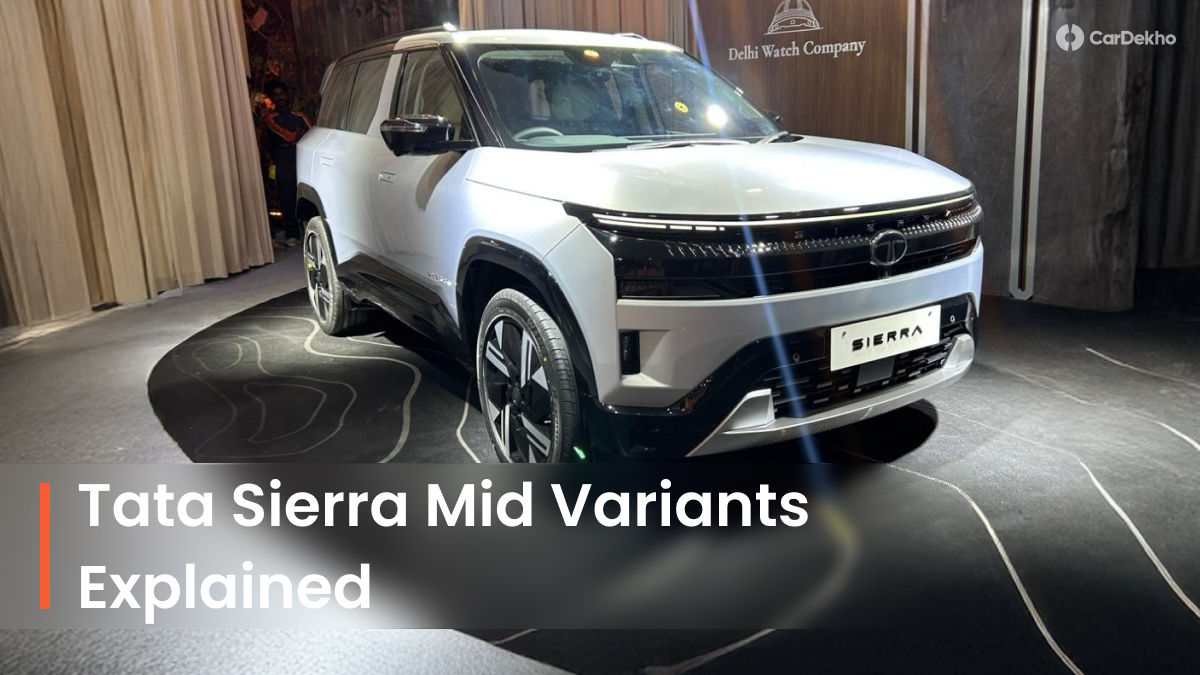 Tata Sierra mid variants