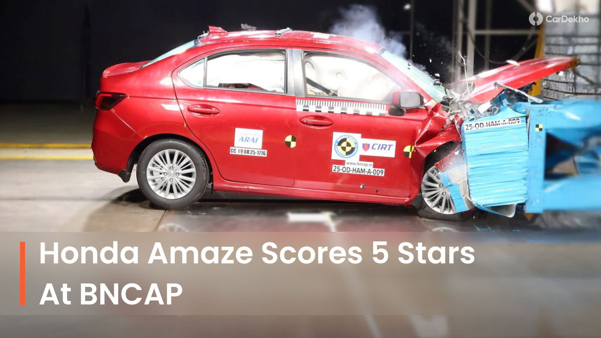 Honda Amaze Crash Test Honda Amaze Crash Test