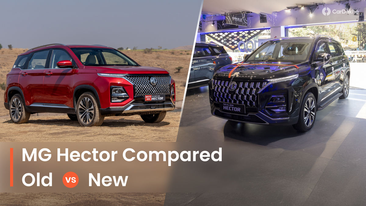 MG Hector Old vs New