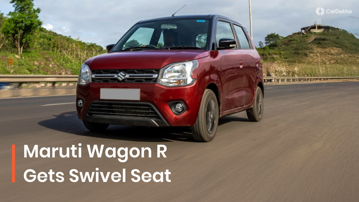 Maruti Wagon R Now Available With Swivel Seat Option For Senior ...