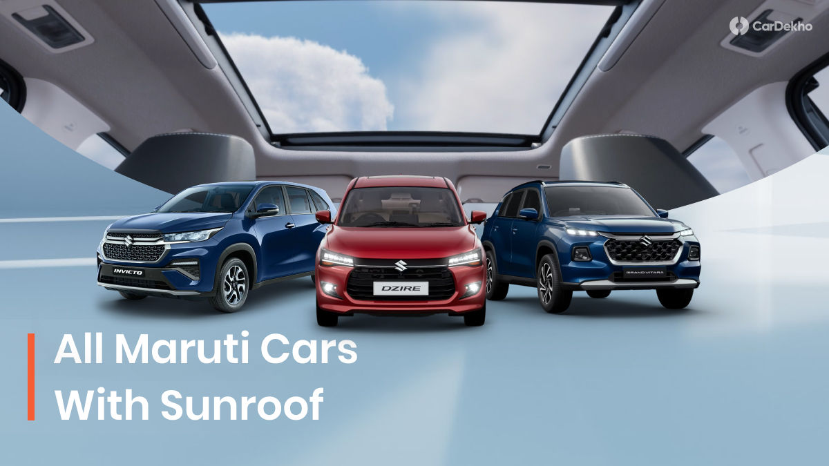 Maruti Cars With Sunroof