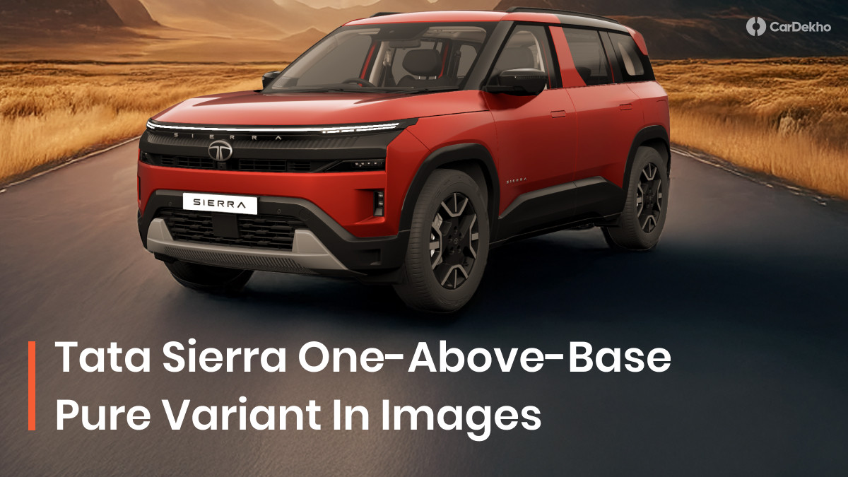 2025 Tata Sierra Pure Variant Detailed In 10 Images: Exterior, Interior ...