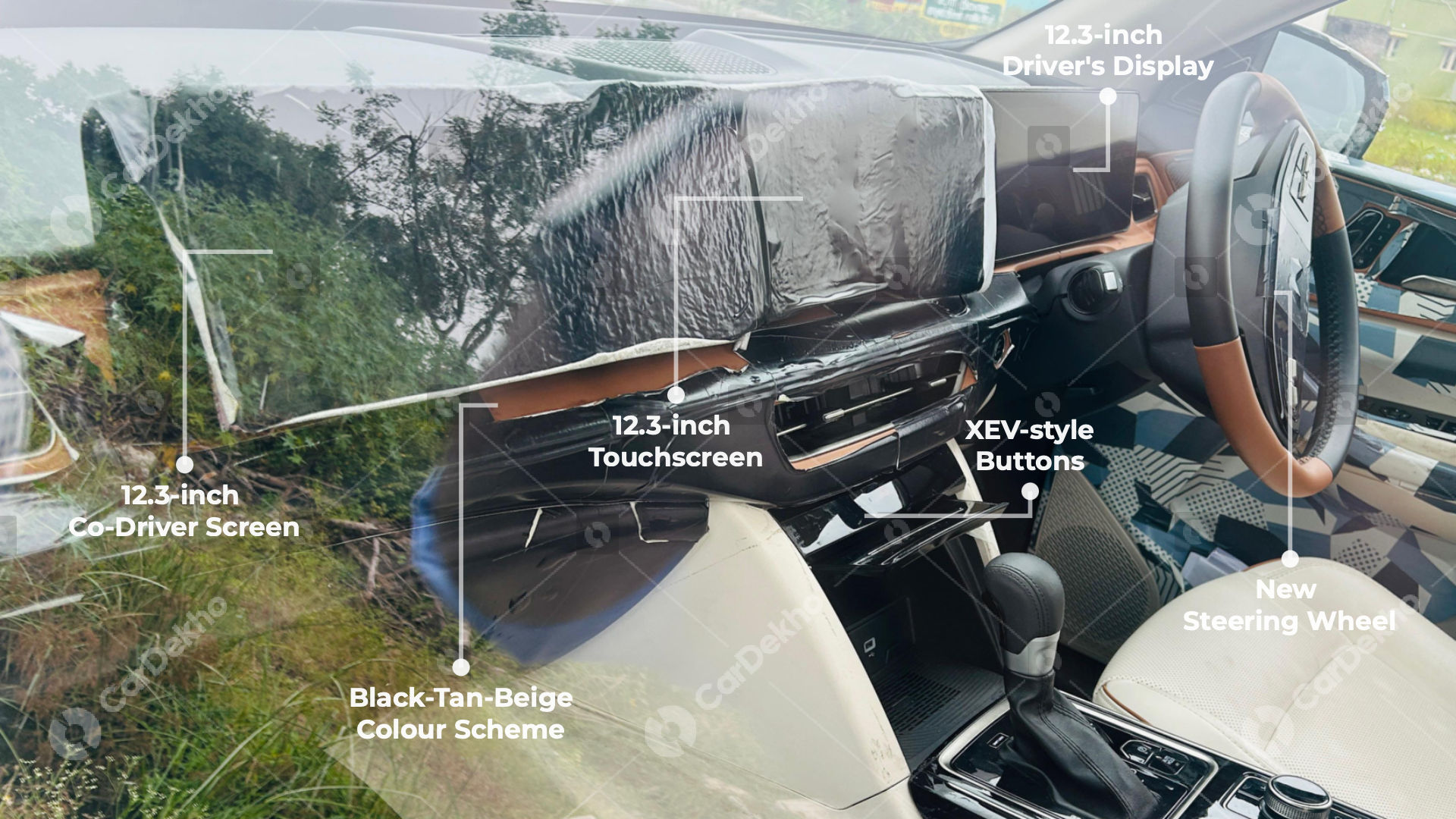 Mahindra XUV 7XO dashboard