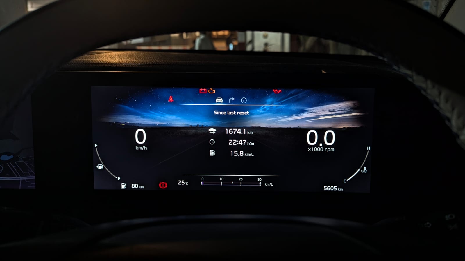 Kia Carens Clavis Odometer Kia Carens Clavis Odometer