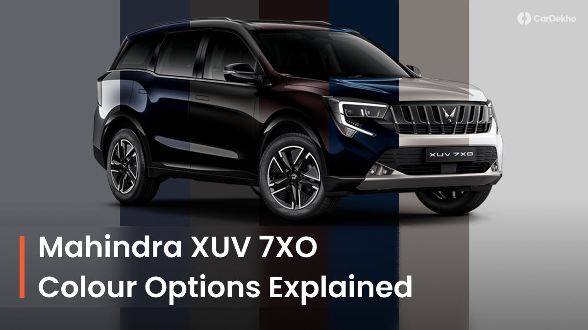 Mahindra XUV 7XO Colour Options