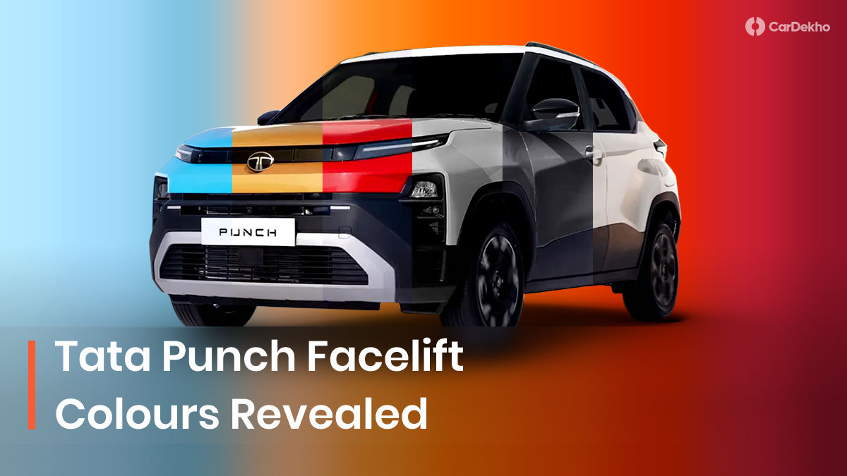 Tata Punch Facelift Colours
