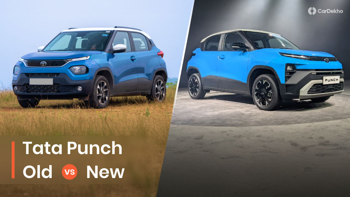 Tata Punch Facelift Old vs New