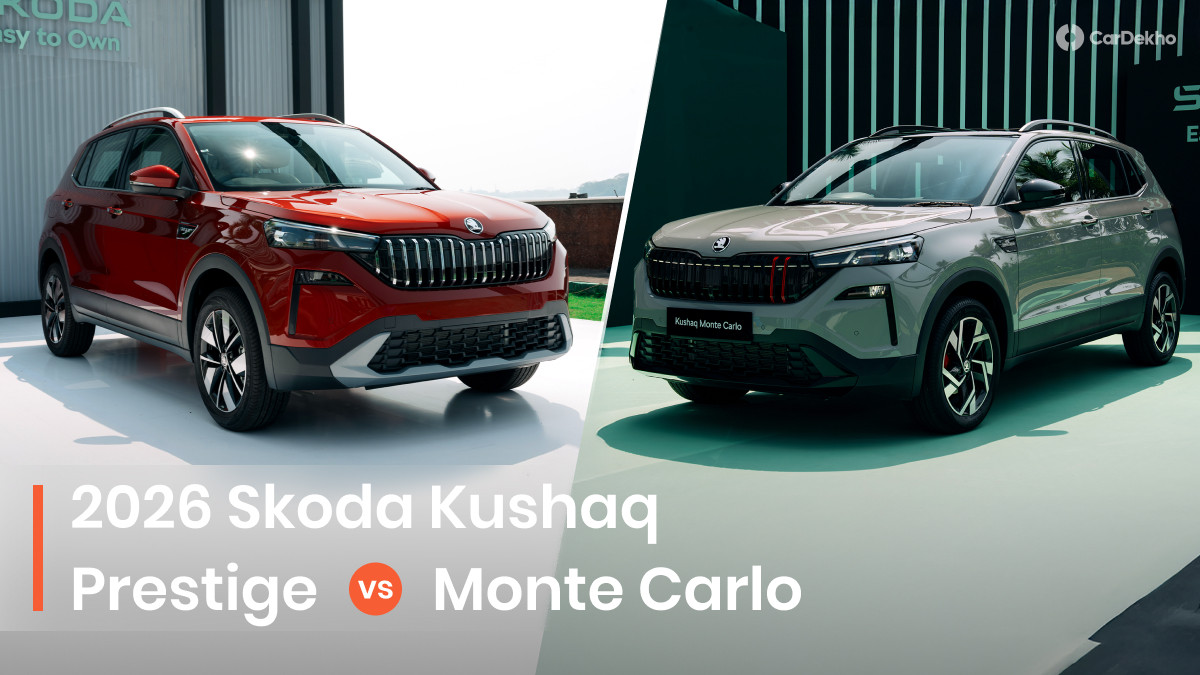 Skoda Kushaq Prestige vs Monte Carlo
