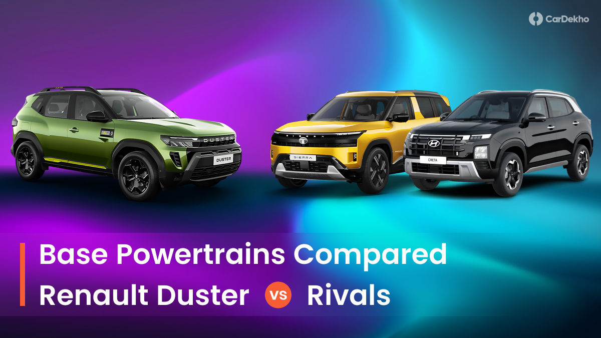 Duster Vs Rivals Base Powertrains