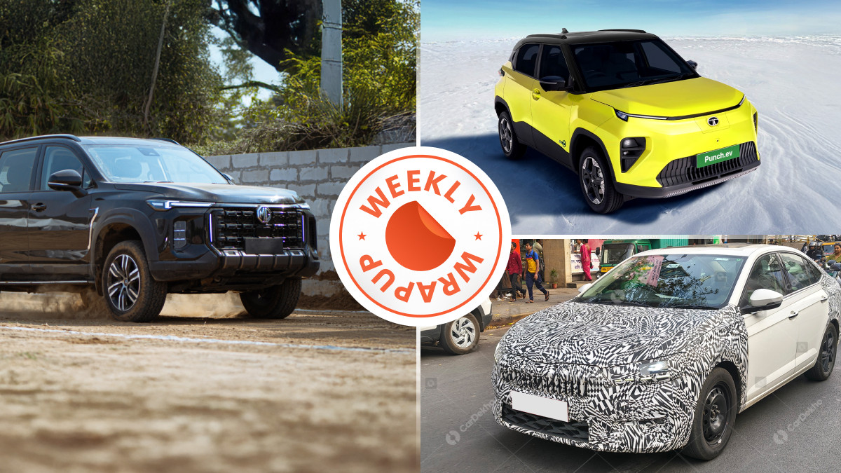 Top India Car News Of The Week (February 9-14): Tata Punch EV Revealed, Tata Starts Production At Tamil Nadu, WLTP Test Cycle For India, Skoda Slavia Spied, Mahindra eVans, MG Majestor Unveiled