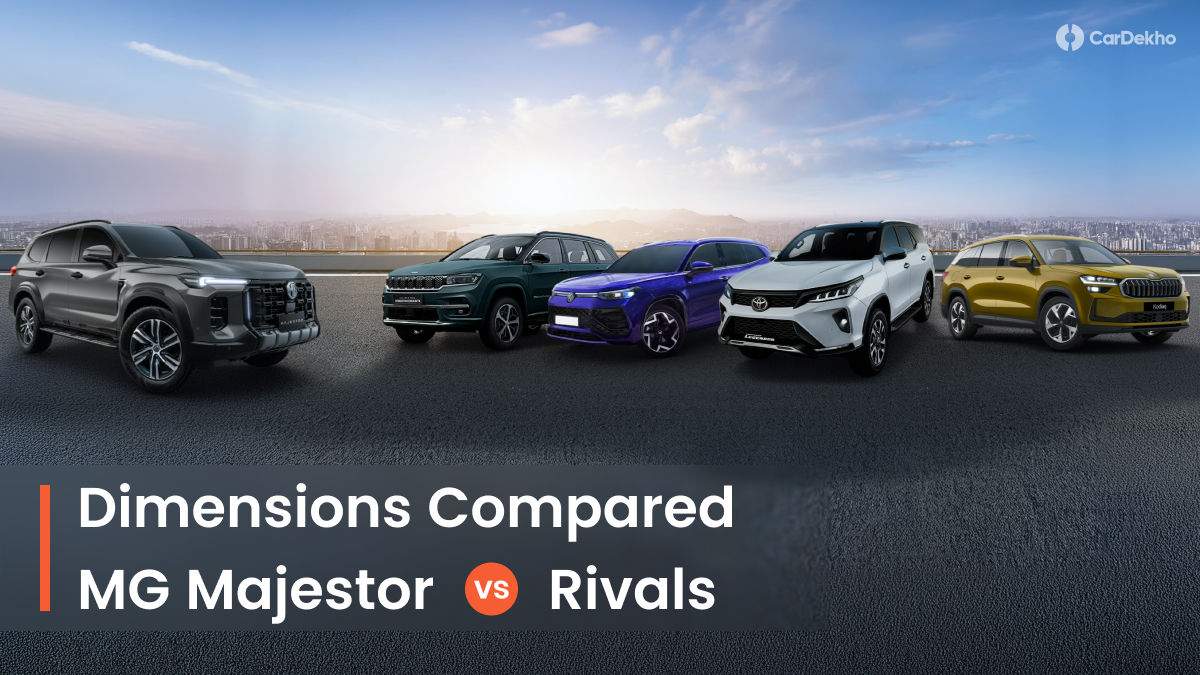 MG Majestor Dimensions vs Rivals