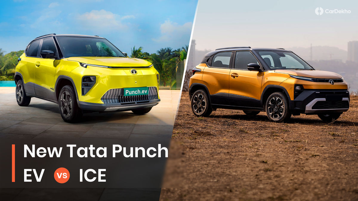 Tata Punch EV vs Punch ICE