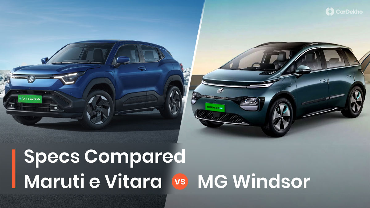 Maruti e Vitara vs MG Windsor