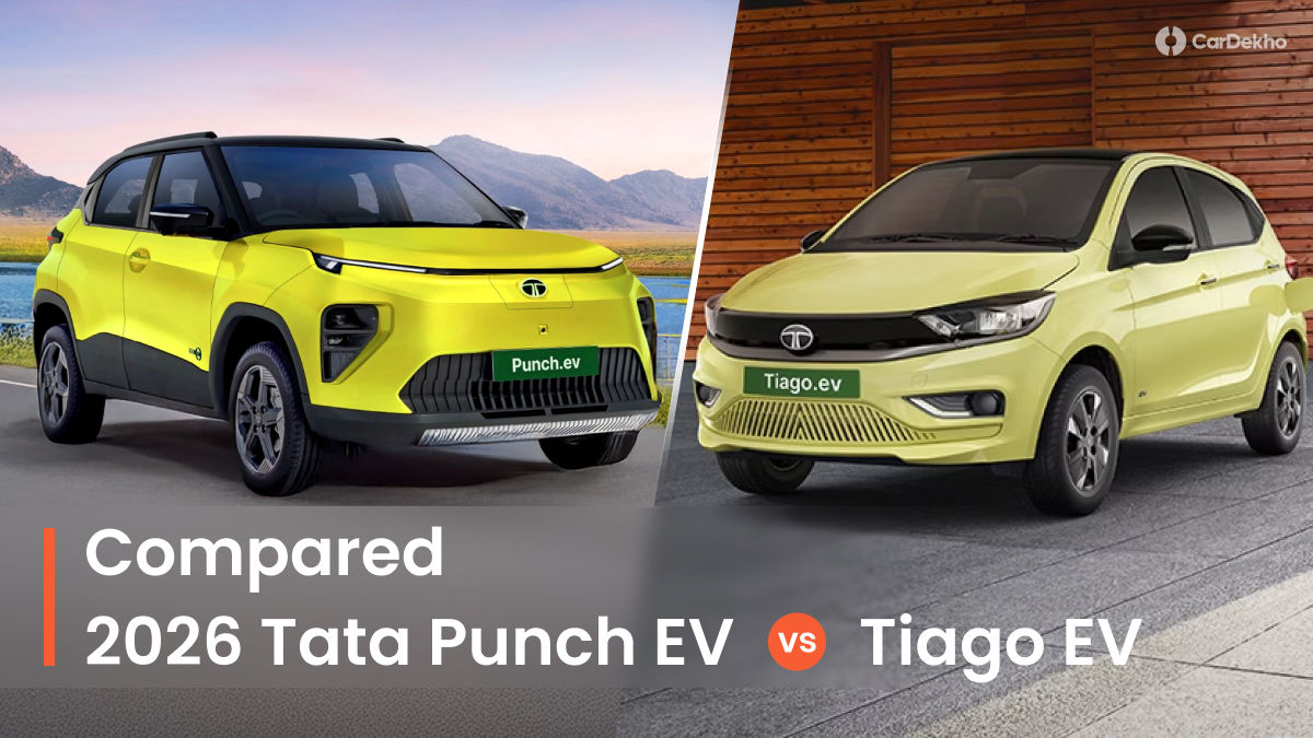 Tata Punch EV Vs Tata Tiago EV Tata Punch EV Vs Tata Tiago EV