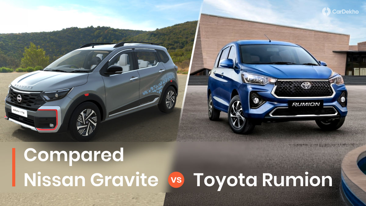 Nissan Gravite vs Toyota Rumion