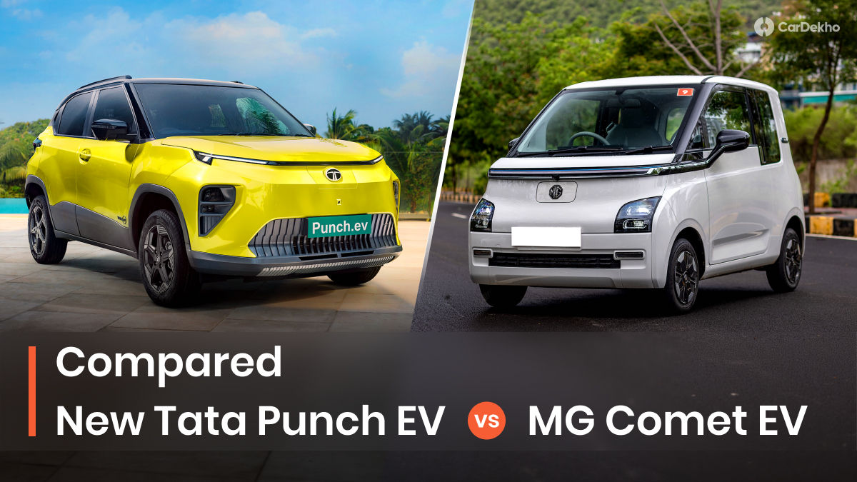 Tata Punch EV Vs MG Comet EV