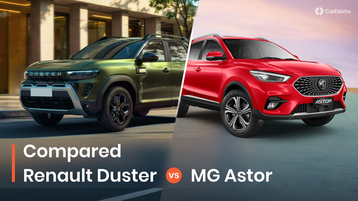 Renault Duster Vs MG Astor Renault Duster Vs MG Astor